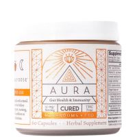 Cured Nutrition - Broad Spectrum CBD Capsules - Aura for Immunity & Digestion